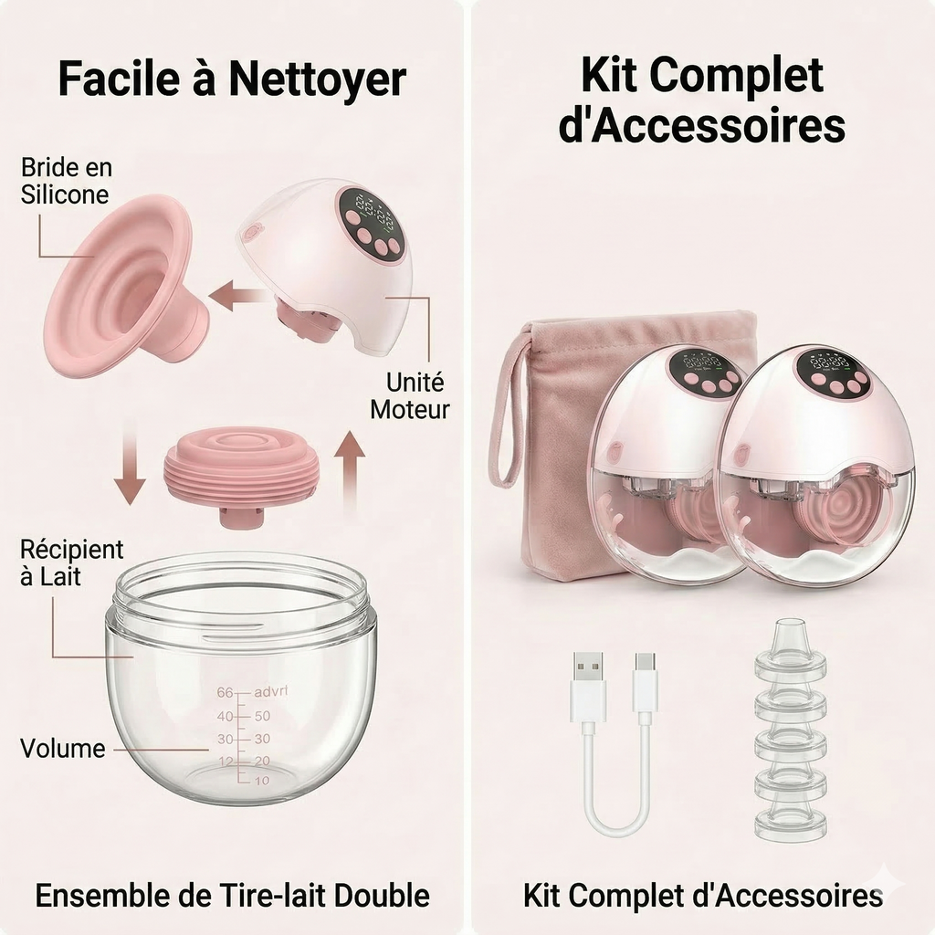 Tire-Lait Électrique Portable